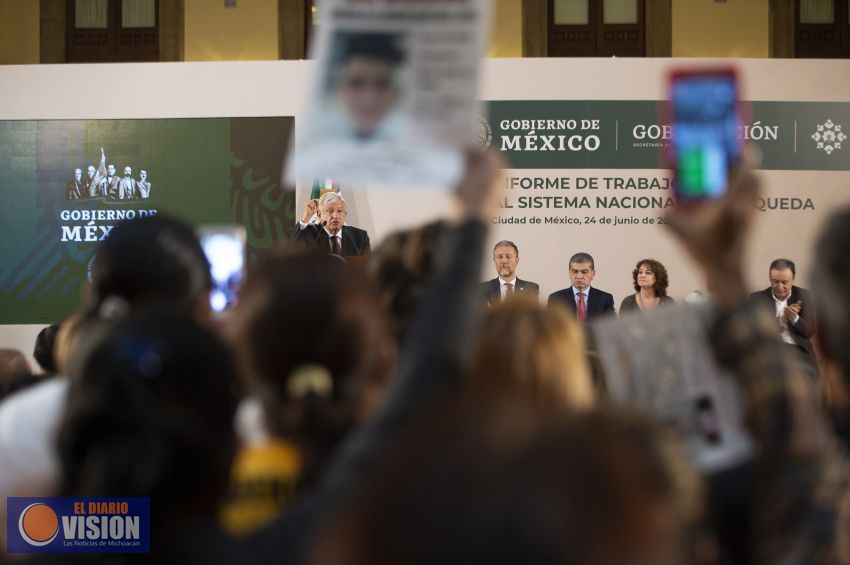 Presentación del Informe de Trabajo al Sistema Nacional de Búsqueda