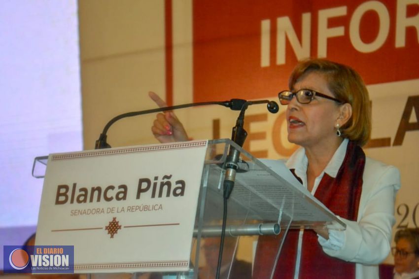 La Cuarta Transformación, avanza con paso firme: Blanca Piña