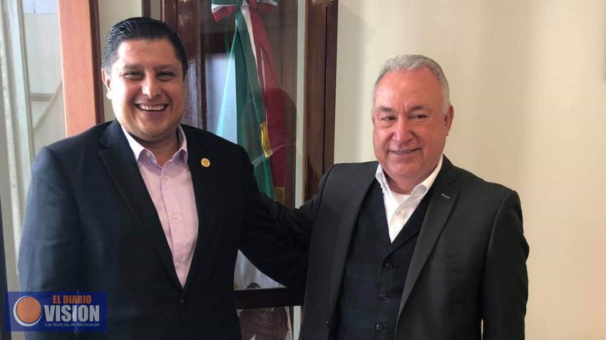 Diputado Ignacio Campos, gestiona recursos para la Universidad Michoacana 