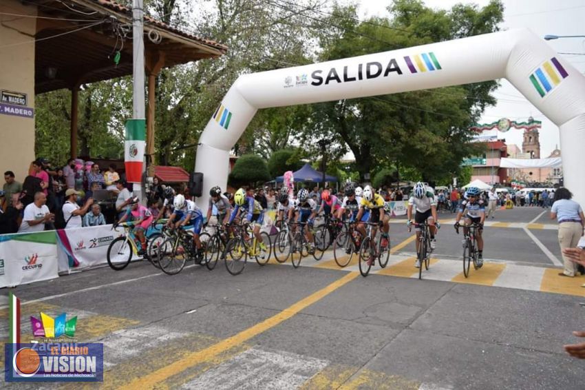 Se realizó la XIX edición de la carrera ciclista  Luis “Potrillo” Zárate en Zacapu