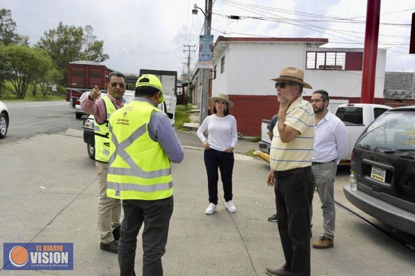 Reciben visita de la SCT en el municipio de Lagunillas 