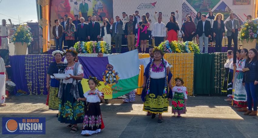 Conmemoran el LXXXIX Aniversario de elevación a municipio de Tzintzuntzan