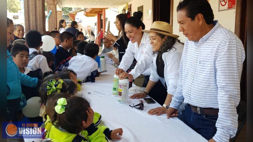 Niñas y niños de Tzintzuntzan serán promotores de la Agricultura Sustentable