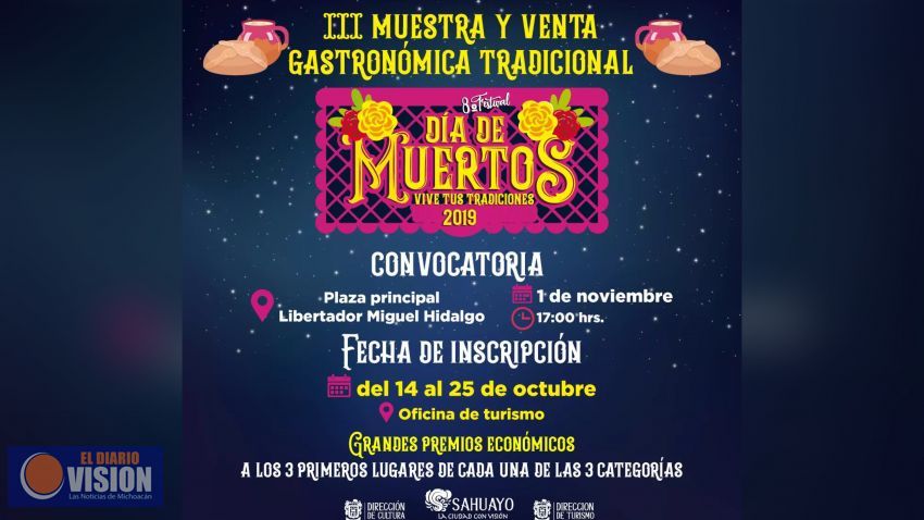 Sahuayo invita a participar en el concurso de la III muestra y venta gastronómica tradicional 
