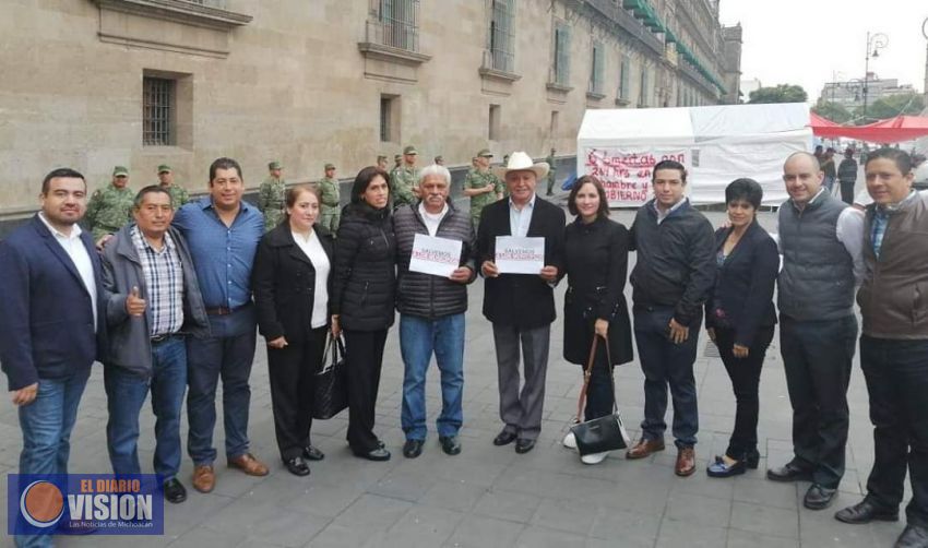Macarena Chávez Flores, acudió a la CDMX para gestionar recursos para Lagunillas