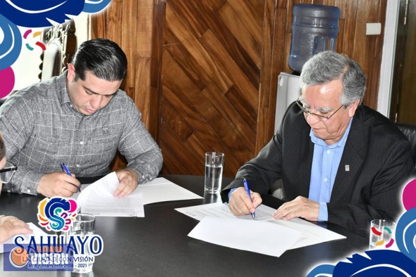 El Ayuntamiento de Sahuayo y la UNIVA Sede Zamora, firman convenio de colaboración