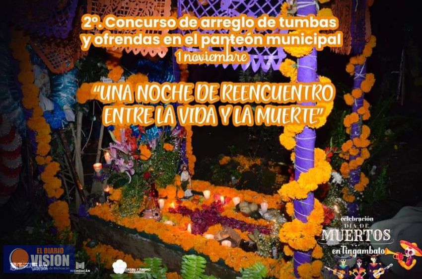 Invitan a participar en el 2º. concurso de arreglo de tumbas y ofrendas en el Panteón Municipal