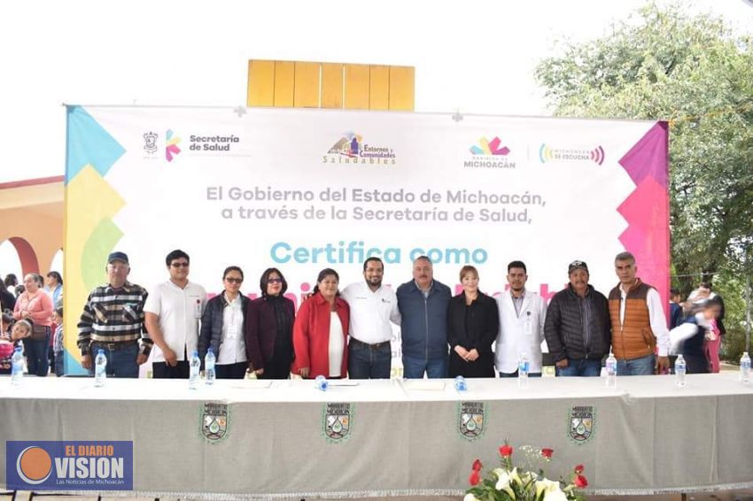 La comunidad de Palomas recibió la certificación de comunidad saludable