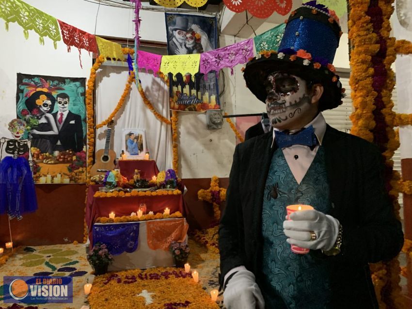 Celebración del Día de Muertos en Tingambato, de respeto a los ancestros 