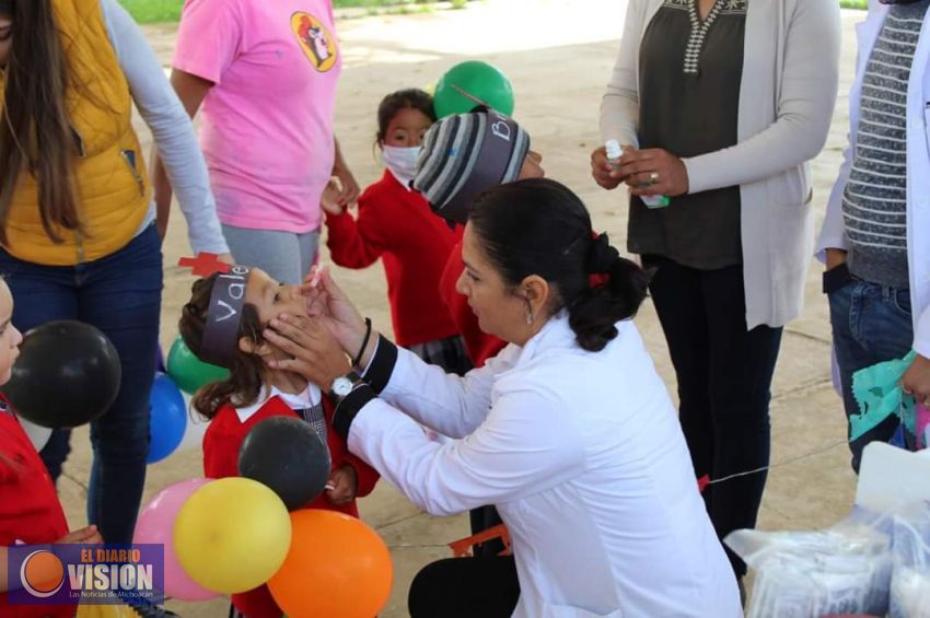 Llegó a Villa Morelos la Jornada Nacional de Salud Pública