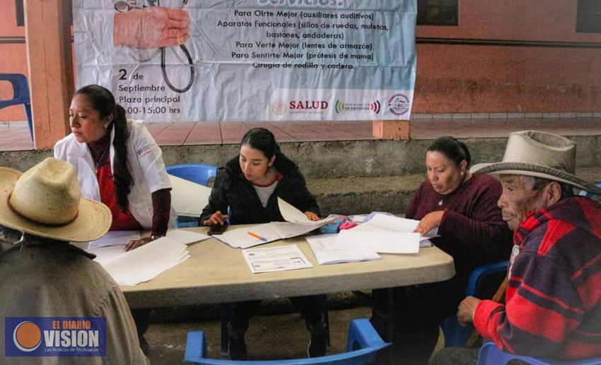 Paracho, realiza jornada de promoción y recepción de solicitudes para programas sociales
