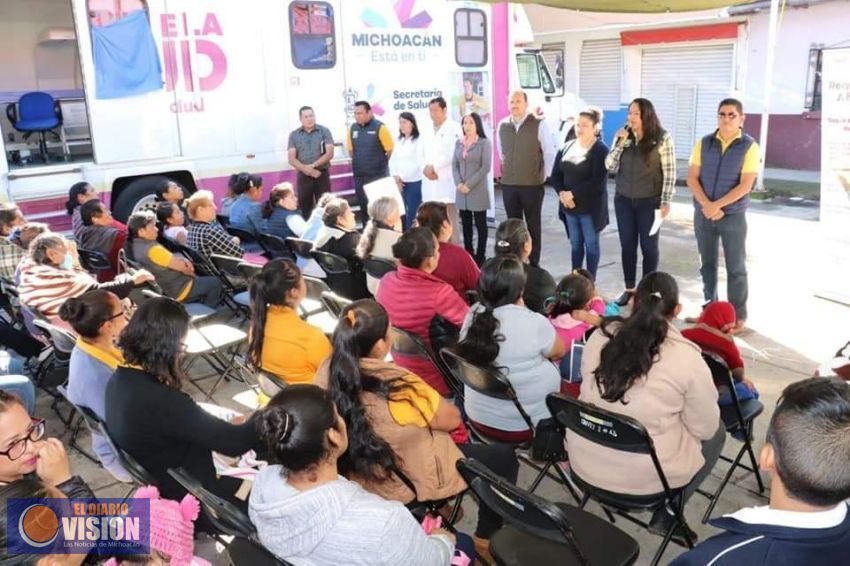 Realizan campaña de re afiliación y afiliación del Seguro, en Tingambato.