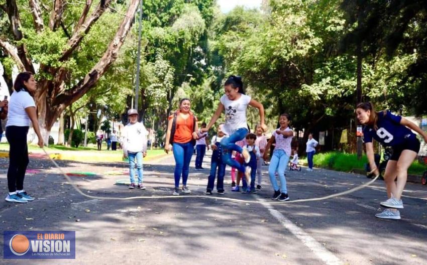 Se llevó a cabo una edición más del Domingo Familiar en Uruapan 