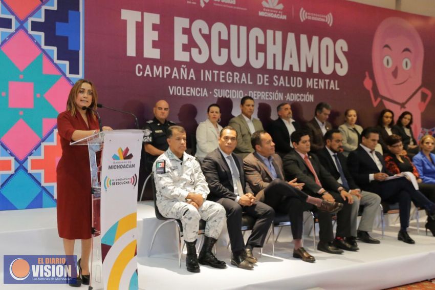Lanza Gobernador “Te escuchamos”, campaña Integral de Salud Mental
