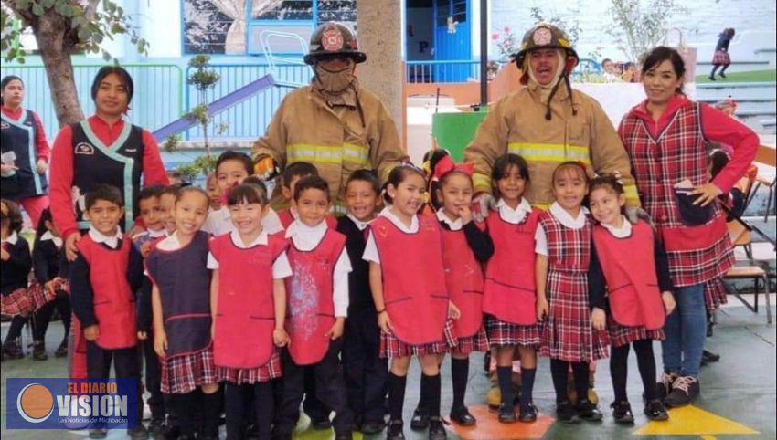 Llevan el programa “Mis primeros pasos en la prevención de accidentes” a Jardínes de Niños