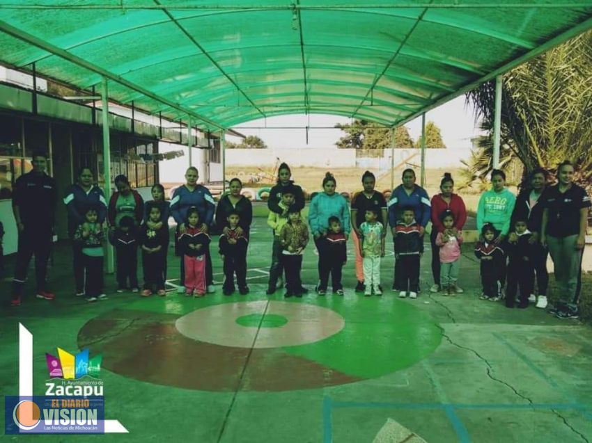 Promueve Ayuntamiento activación física en jardines de niños