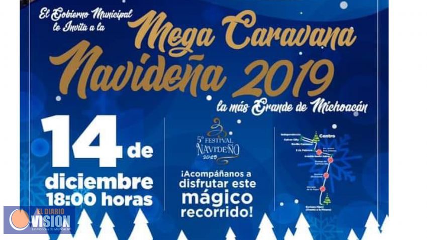 Gobierno de Uruapan invita a disfrutar de la Mega Caravana Navideña 2019