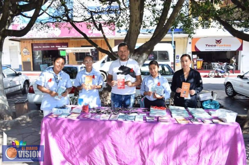 Promueven campañas para evitar el VIH en Zacapu 