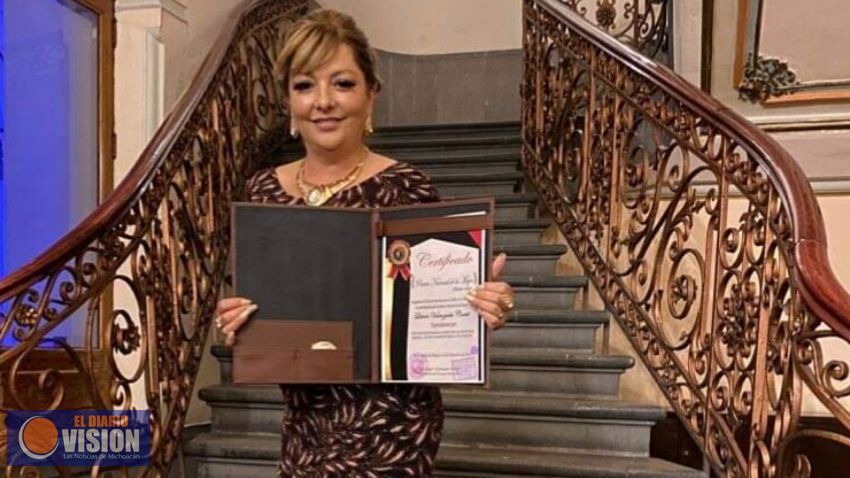 Lety Valenzuela recibe "Premio Nacional de la Mujer 2019"