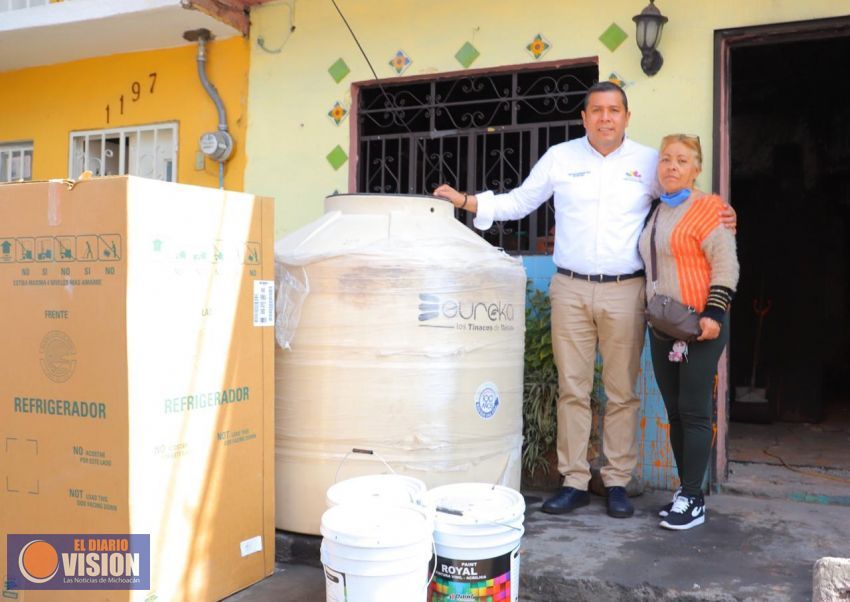 Apoya Sedesoh a familia afectada por incendio en Morelia