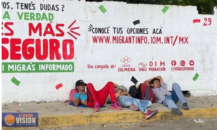 Llegan a Tapachula migrantes de caravana