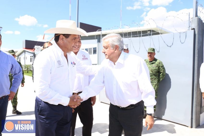 Mensaje del Gobernador de Michoacán Silvano Aureoles Conejo durante inauguración Cuartel Jiquilpan 