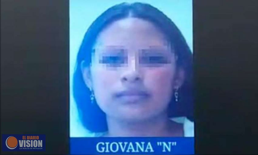 FGJ presenta nueva foto de Giovana, presunta responsable del crimen de Fátima