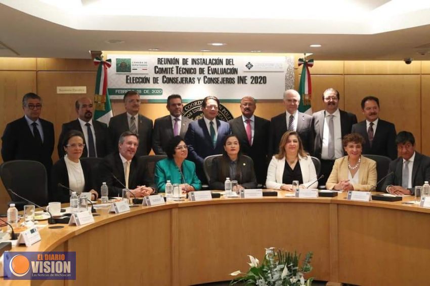 Instalan Comité para selección de aspirantes a Consejeros del INE 