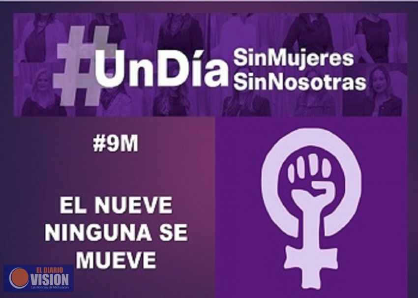 #UnDíaSinNosotras Notoria ausencia de mujeres en espacios públicos