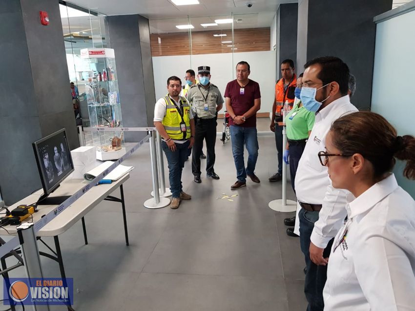 Refuerza SSM filtros sanitarios en terminales aéreas y de autobuses 