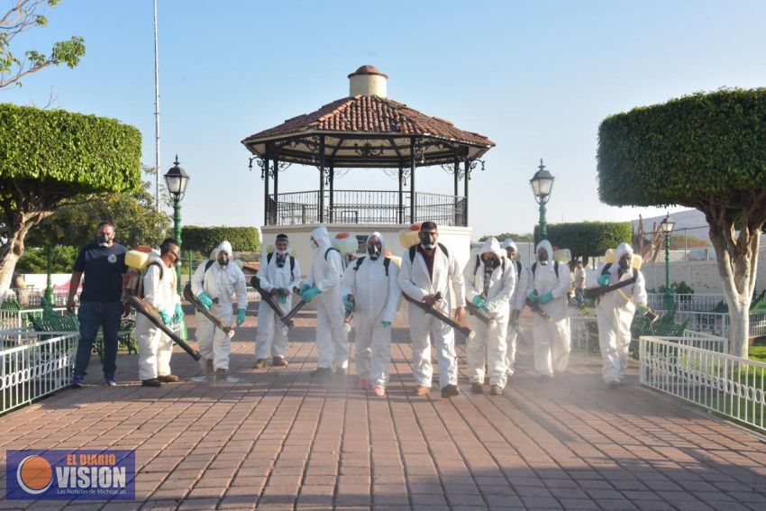 Realizan municipios jornadas informativas y de sanitización por COVID-19