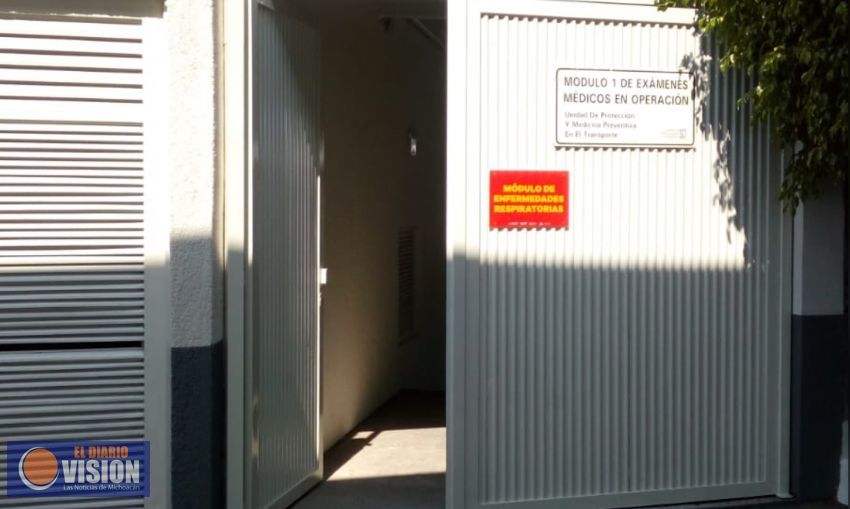 Instala SSM Módulo de Atención a Enfermedades Respiratorias en la Terminal de Autobuses de Morelia