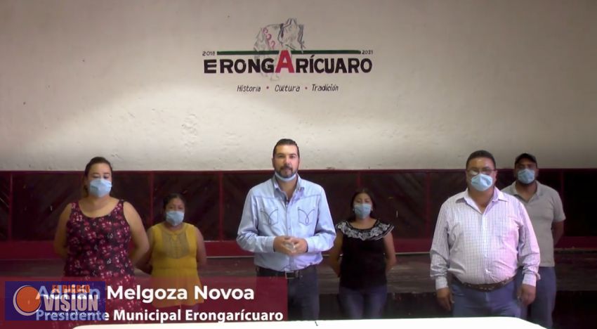 Alcalde de Erongarícuaro y funcionarios de primer nivel donarán su sueldo íntegro para contingencia