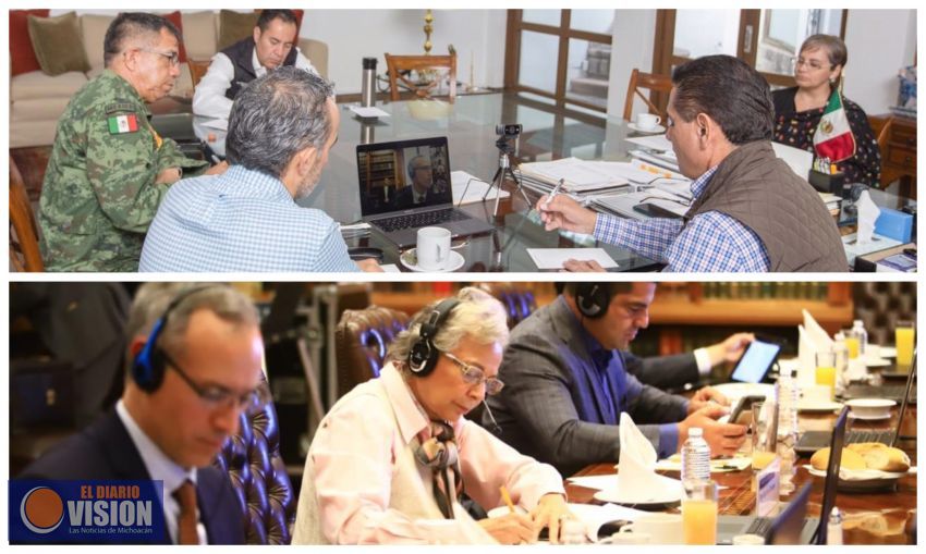 En videoconferencia Silvano Aureoles planteó establecer coordinación nacional ante COVID19Mx 
