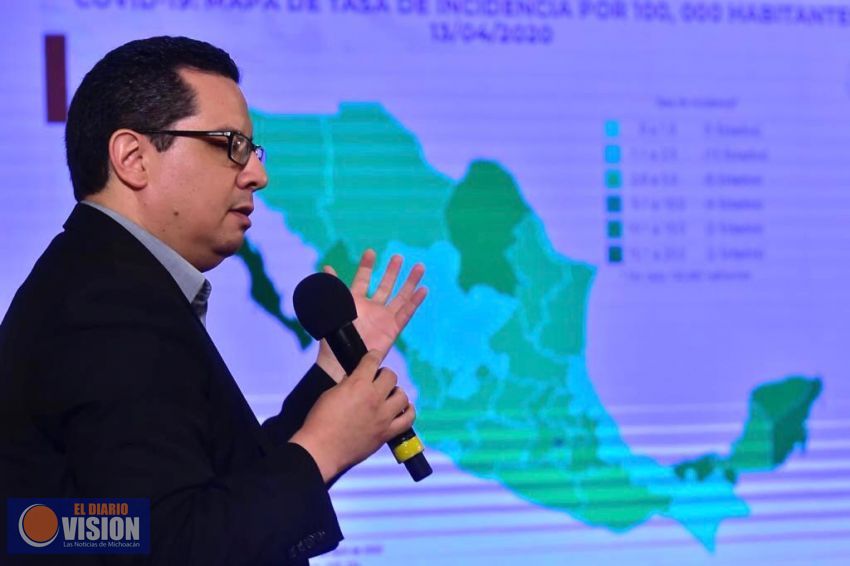 Aumenta a 332 las defunciones y 5014 casos confirmados por Covid-19 en México 