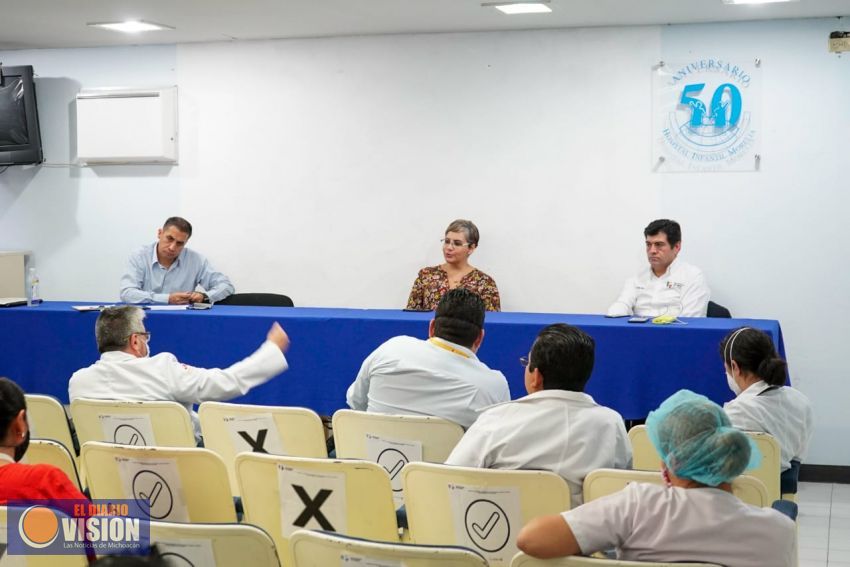 Revisa SSM equipo COVID-19 del Hospital Infantil