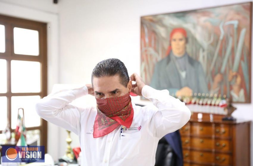 Anuncia Silvano Aureoles uso obligatorio del cubrebocas en #Michoacán