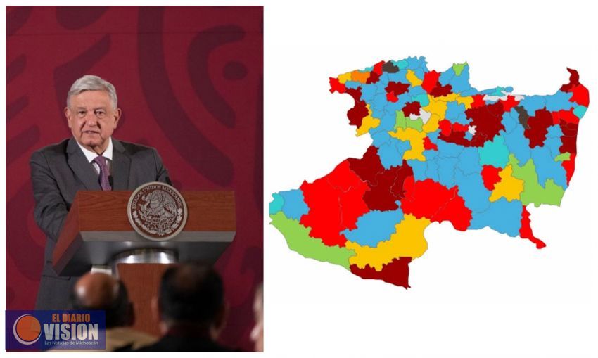 91 Municipios de Michoacán,  regresarían a la normalidad, el 17 de mayo 