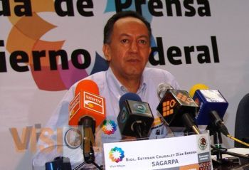 Esteban Cruzaley está de vacaciones y no dispone de recursos federales, aclaran en Sagarpa