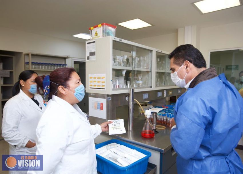 Supervisa Gobernador operatividad del Laboratorio Estatal de Salud 