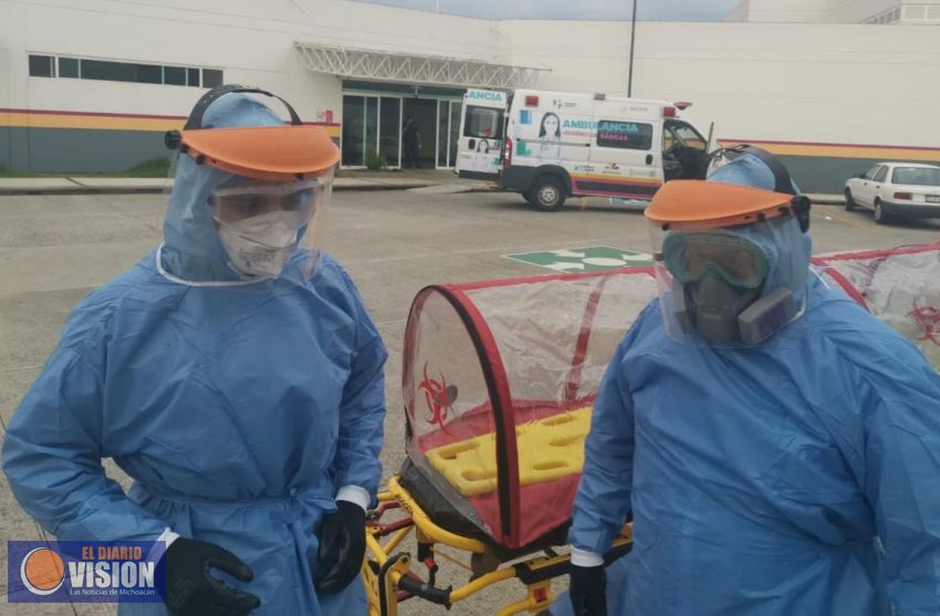 Michoacán, registra 726 casos positivos y 80 defunciones por Covid-19 