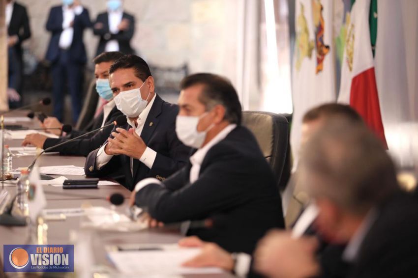 En Morelia acuerdan Gobernadores agenda de salud y reactivación económica para una nueva normalidad