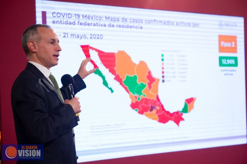 México, suma, seis mil 510 defunciones y 59, 567 casos confirmados acumulados por Covid-19 