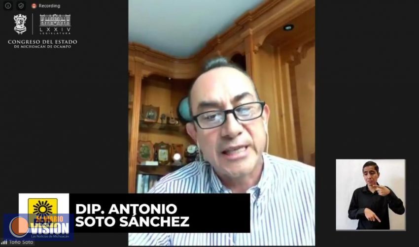 Dotar de facultades a Ejecutivo Estatal para declarar emergencias sanitarias propone Antonio Soto