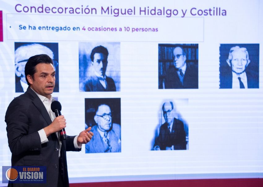 Propone Gobierno Federal, entregar condecoración 