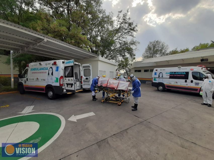 Michoacan, suma 2 mil 133 casos confirmados y 182 defunciones por Covid-19 