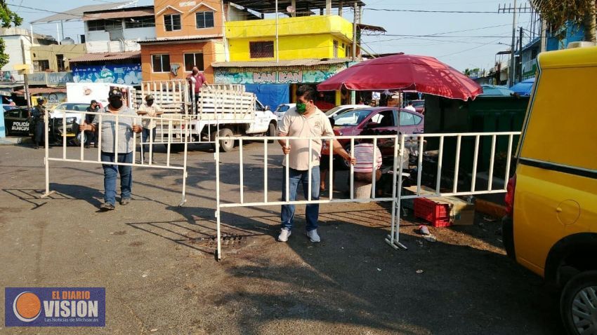 Gobierno de Lázaro Cárdenas retoma cierre de calles ante COVID-19
