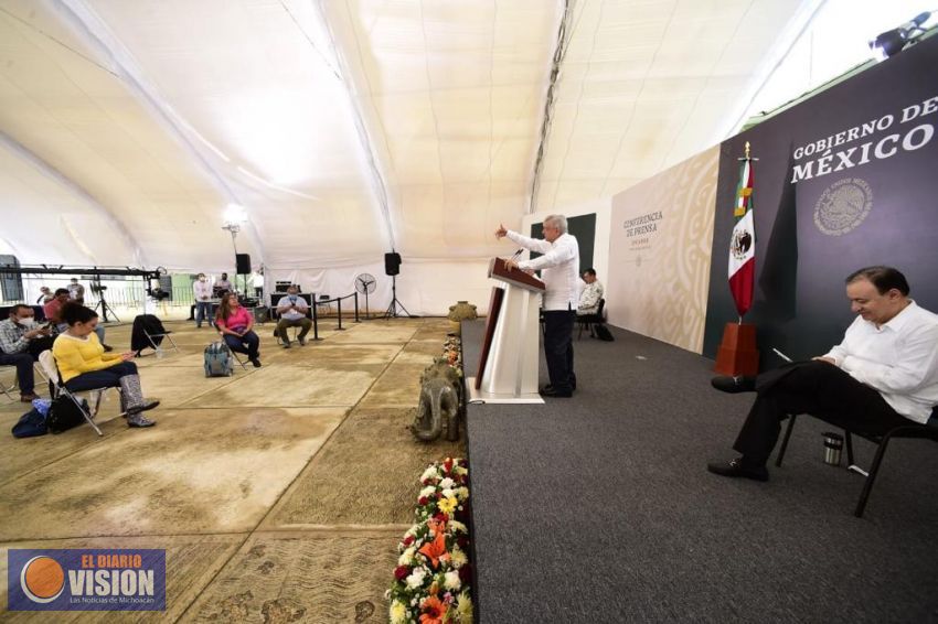 Vamos a seguir domando la pandemia: AMLO; pide evitar psicosis