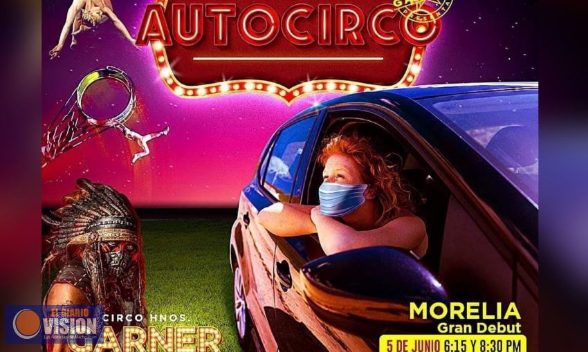 Hermanos Garner, presentan “Auto Circo”, como una experiencia innovadora en Morelia 