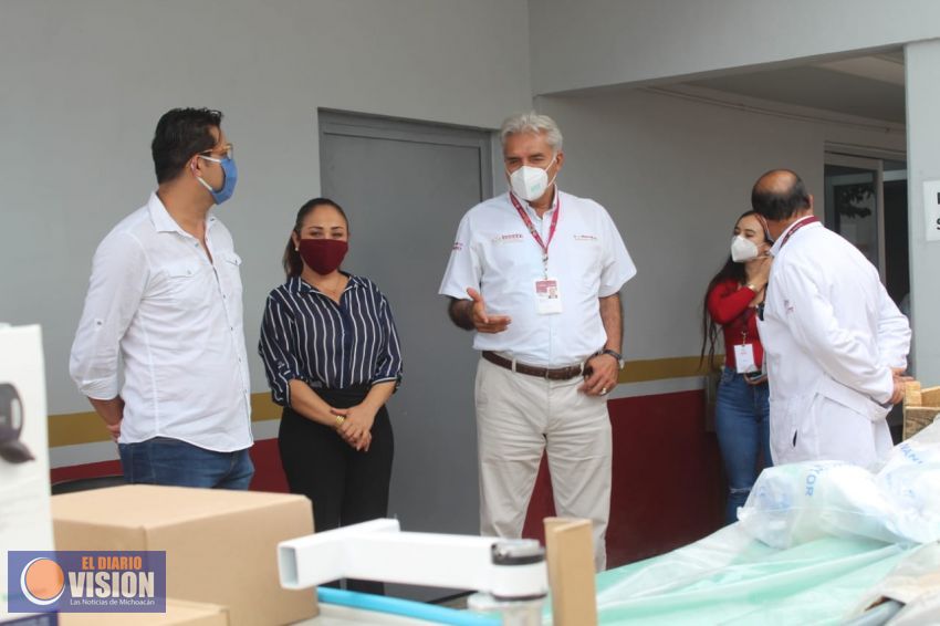 Clínica del ISSSTE de Lázaro Cárdenas recibe equipo médico 